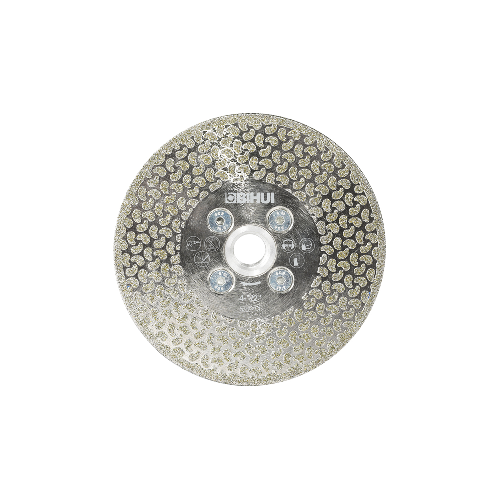 Beton/Seramik KesmeBihui Bıçak Elektrolizeli Kesme/Taşlama Diski Çift Taraflı Kaplamalı M14 125MM