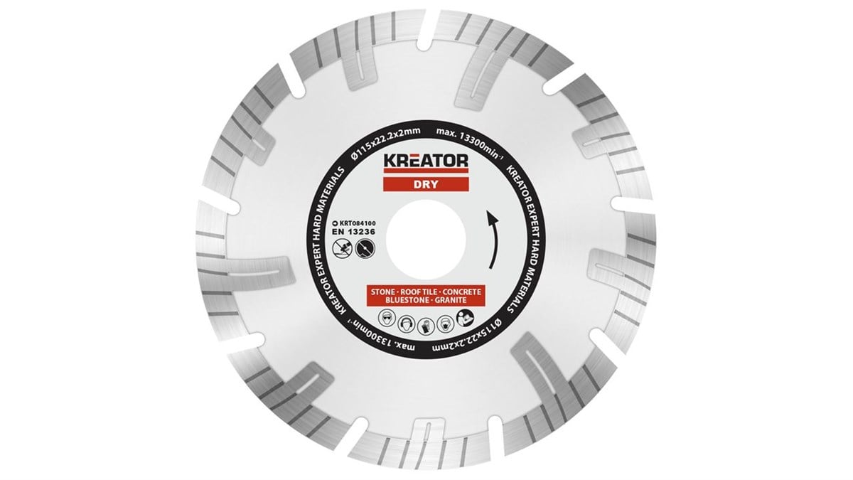 Beton/Seramik KesmeKreator Bıçak Seramik Sert Malz.(Kuru) 115MM