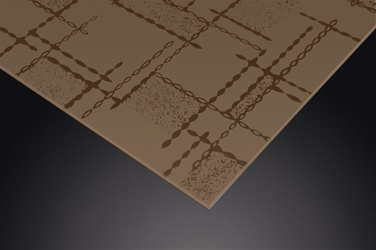 Cam/AynaDekorglass Dekoratif Cam Bronz 4MM Damla (m2 fiyatıdır)