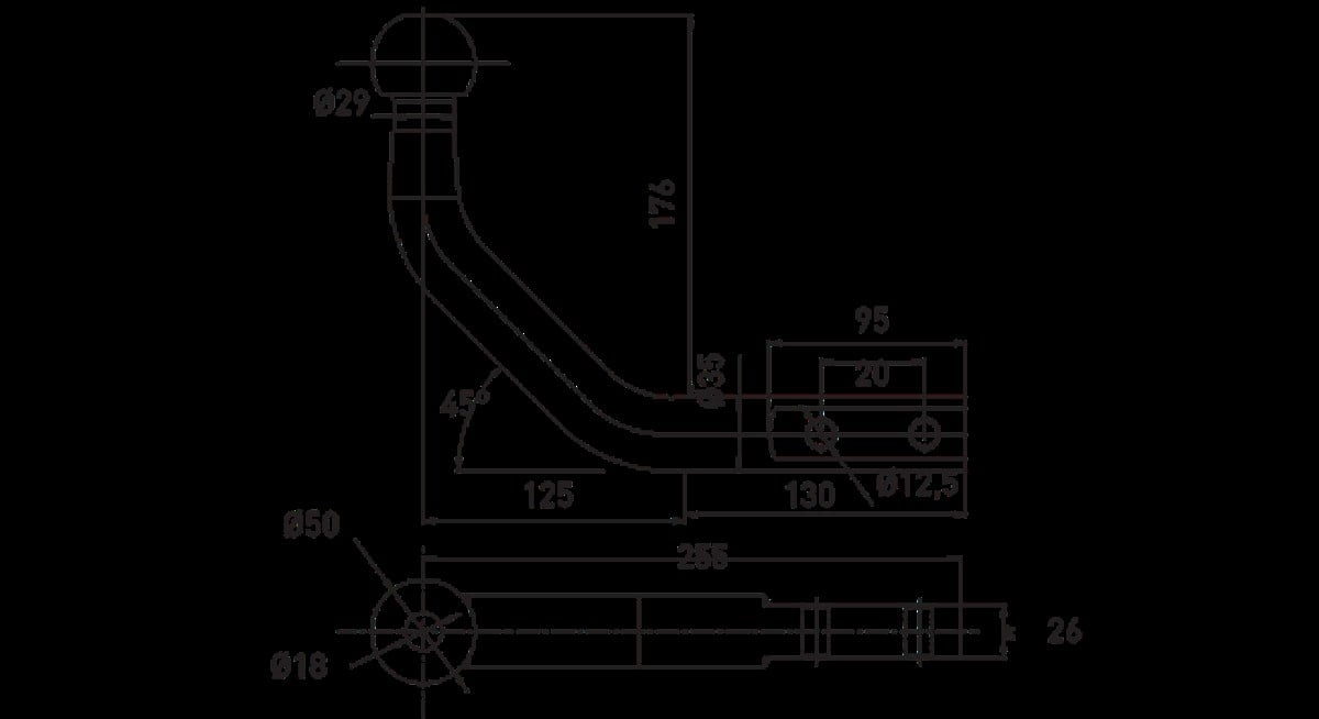 ÇekicilerÇayırova Taksi Topuzu Eğik/Model 3 10 KN