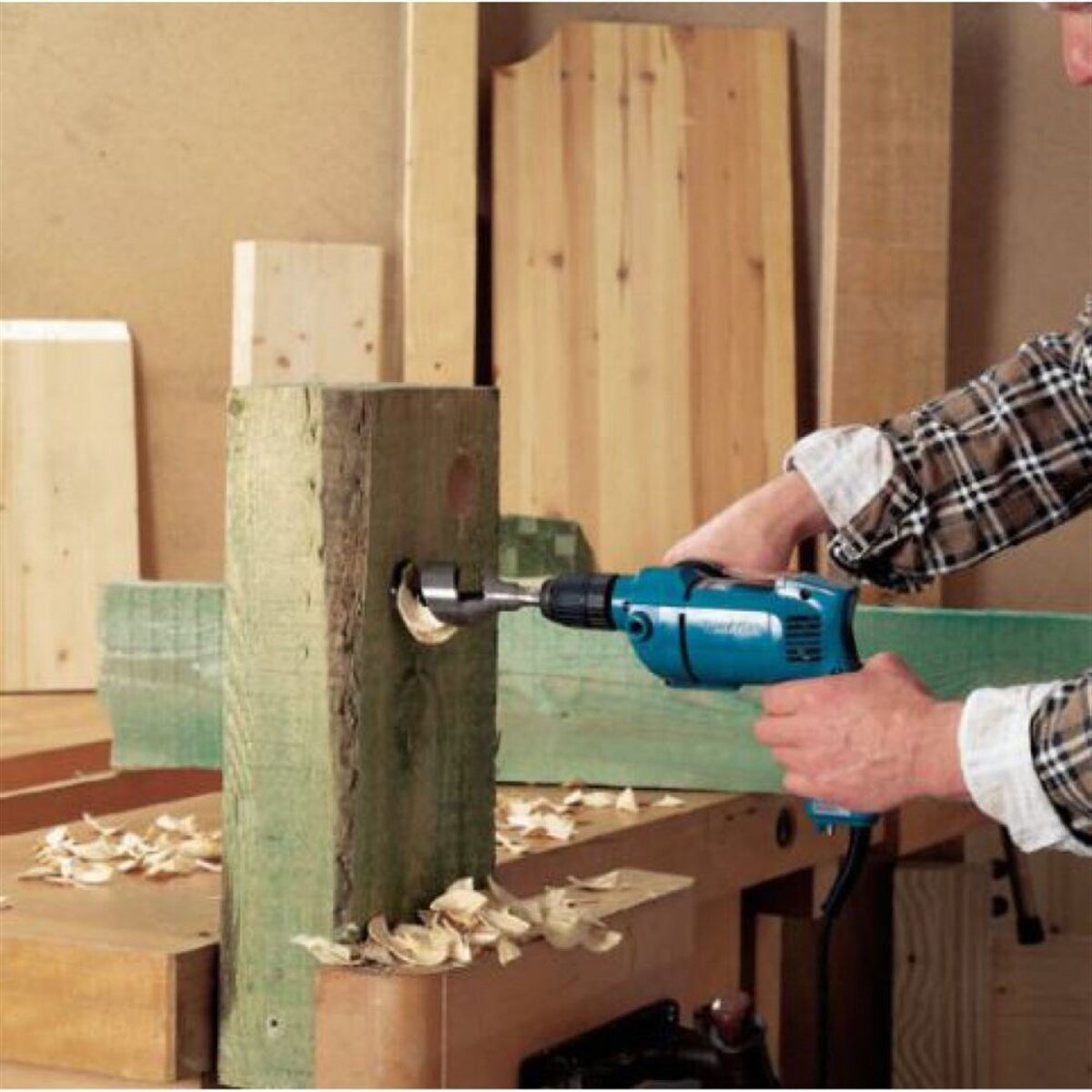 Darbesiz MatkapMakita Matkap Demirci Düşük Devir 13MM 510W