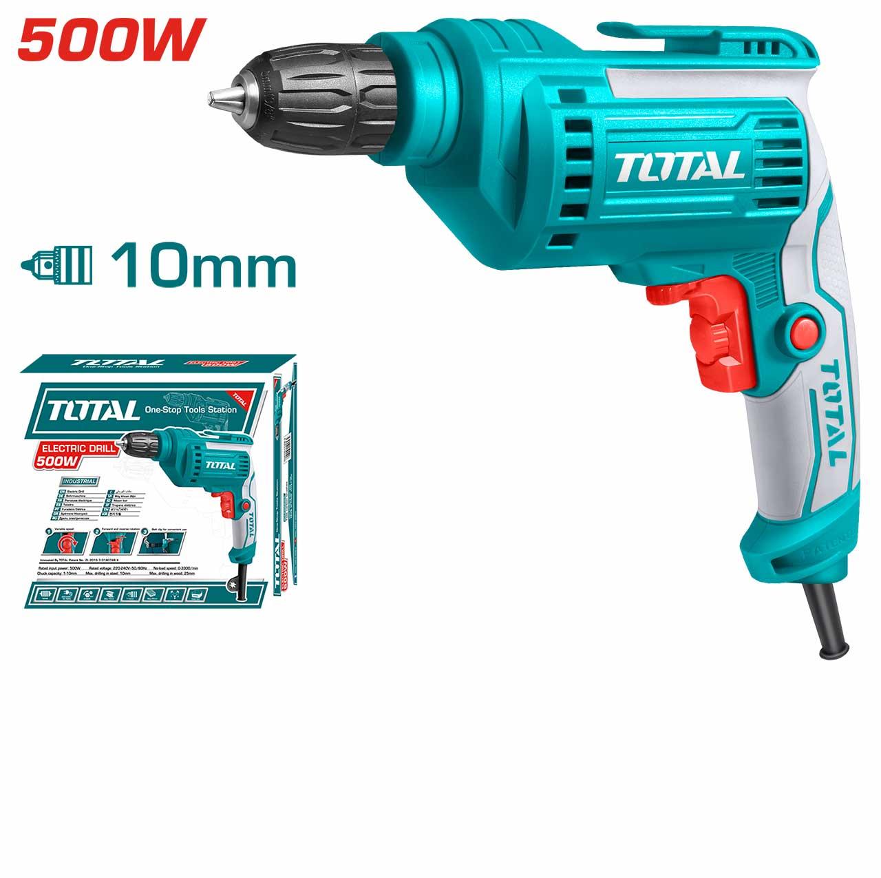 Darbesiz MatkapTotal Matkap Darbesiz 500W 10MM