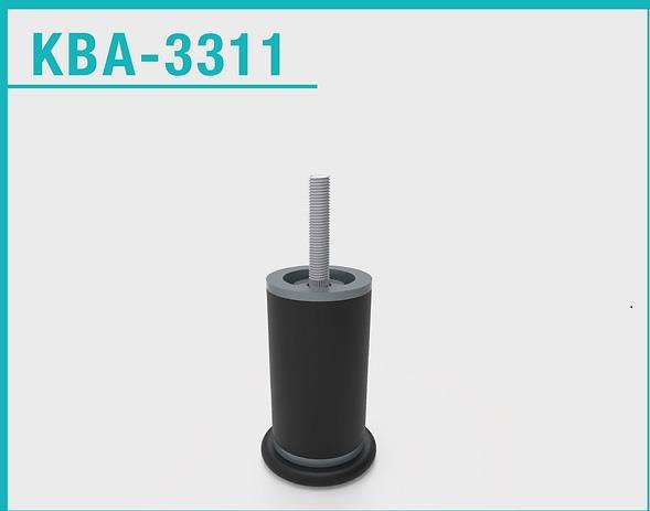 Dolap AksamlarıBaza Ayağı Vidalı M10 51MM Beyaz