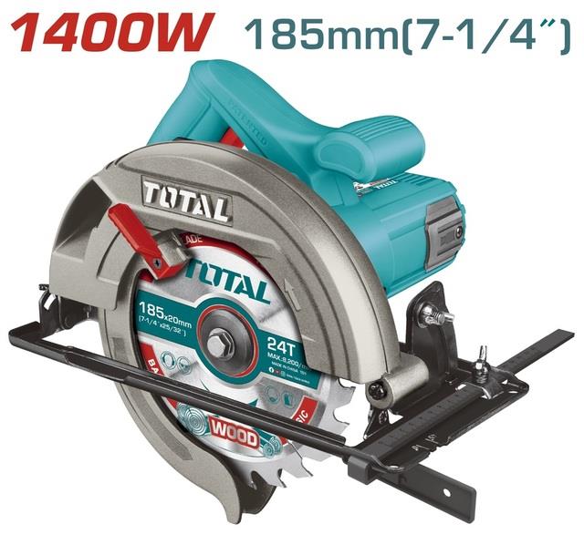 Elde TestereTotal Testere Daire 185MM 1400W