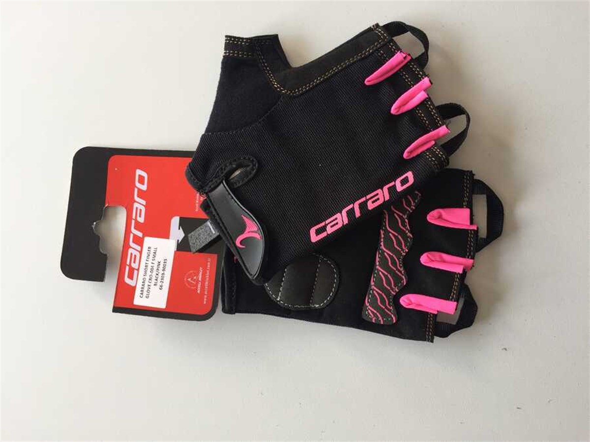 EldivenCarraro Kısa Parmak Eldiven Siyah Cro-004 F