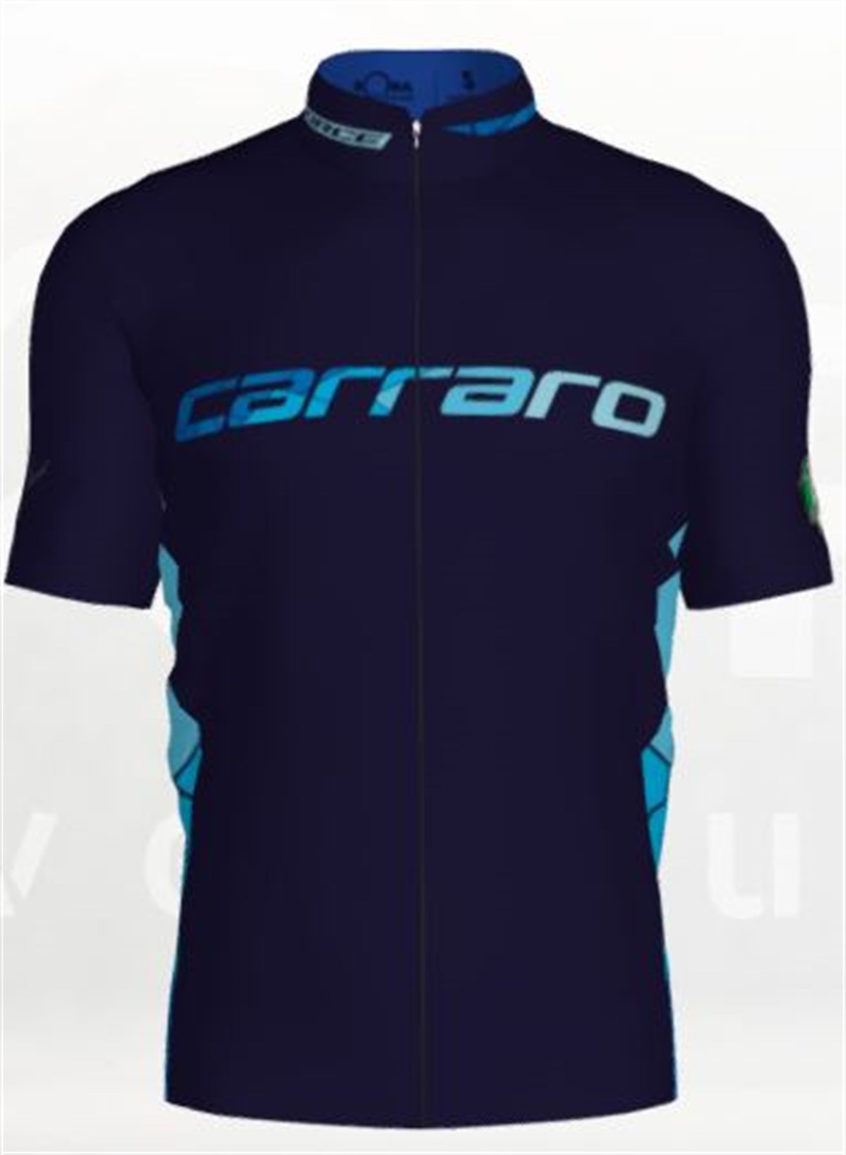 FormaCarraro Forma Kısa Kol Carraro Siyah/Mavi XXL