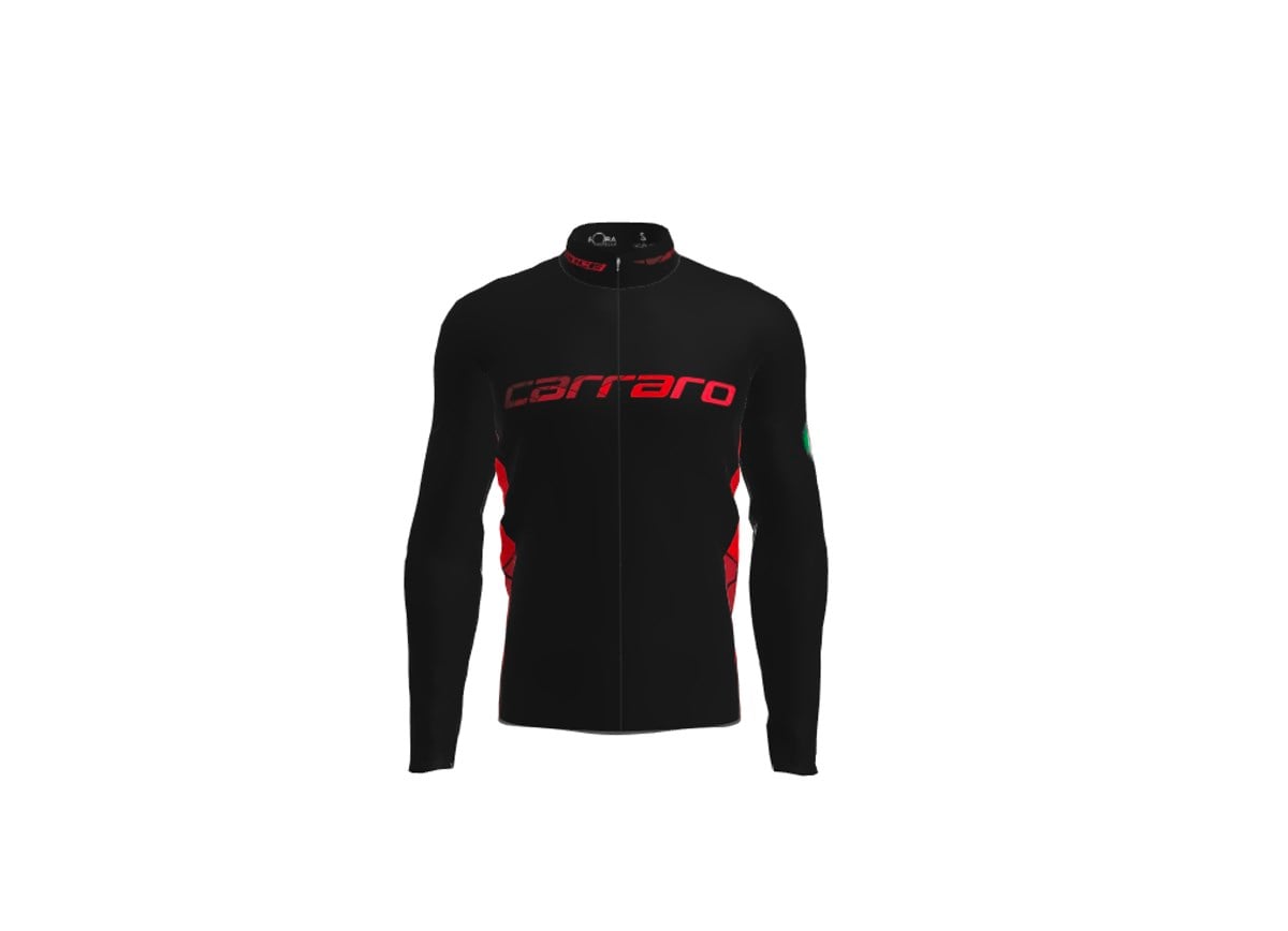 FormaCarraro Forma Uzun Kol Carraro Siyah/Kırmızı
