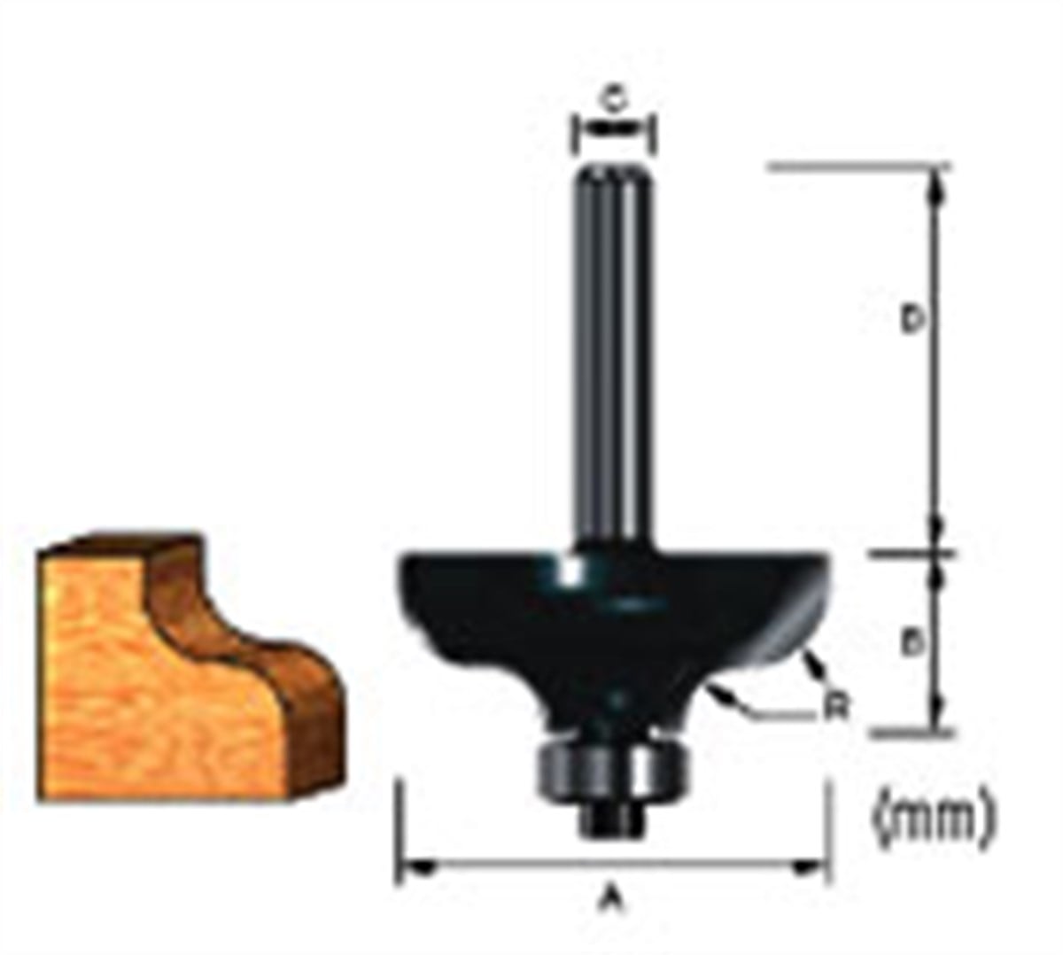 Freze UcuMakita Uç Freze Ogee Bit 309811
