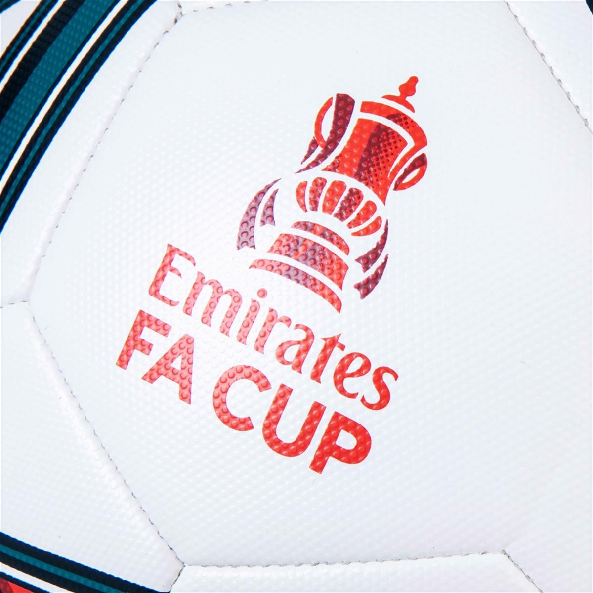 FutbolFutbol Topu FA Cup Beden:4 Beyaz/Yeşil/Kırmızı