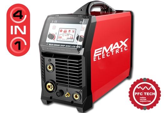 Gazaltı (MIG/MAG)Max Kaynak Makinesi 200A LCD 4 Fonksiyonlu MIG/MAG/MMA AC/DC