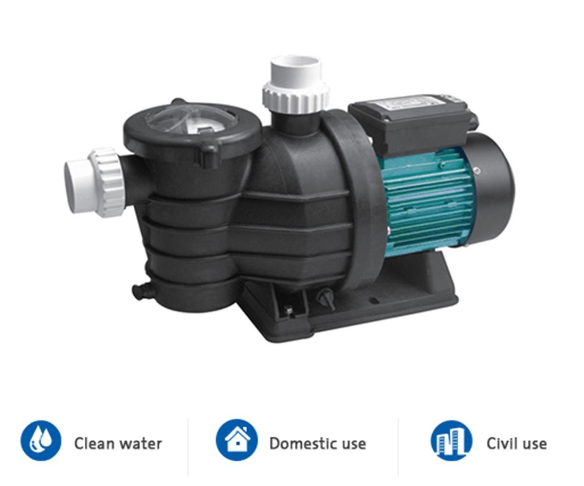 Havuz MotorlarıMax Havuz Motoru 1HP 50MM 12 MT'den Saatte 18.6 m3