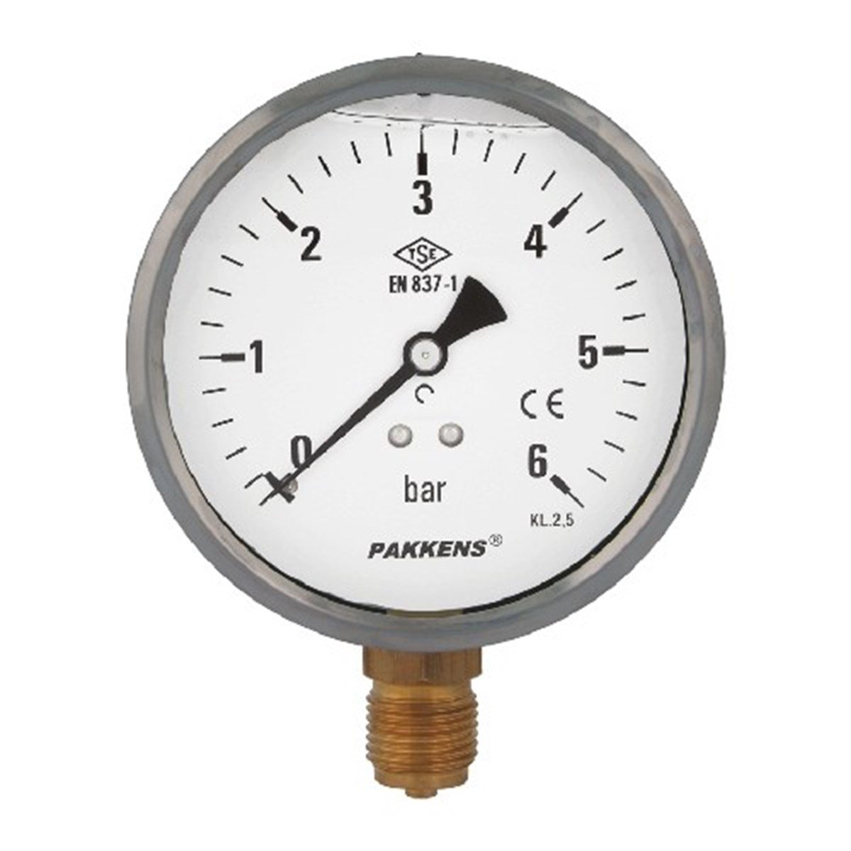 Hidrofor ve AksamlarıMax Basınç saati 1/4'' Orta Çıkışlı 0-6 Bar