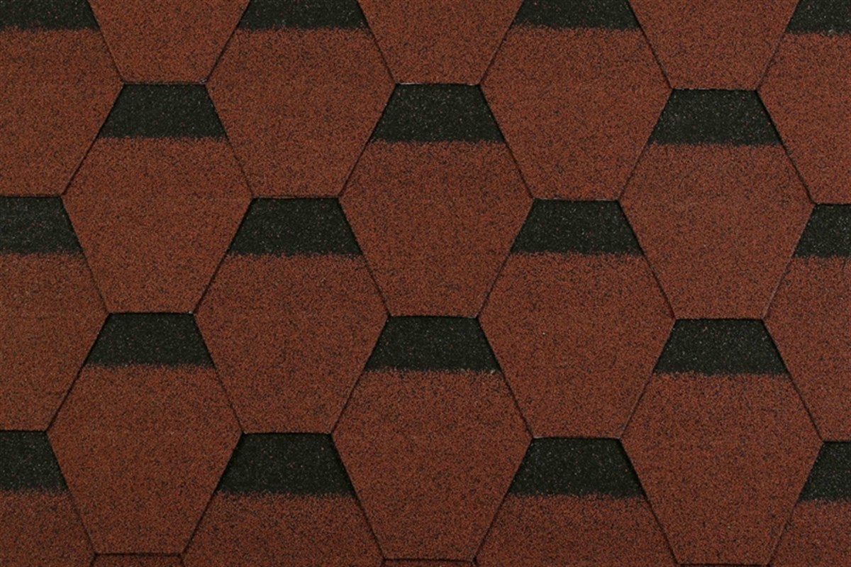 İzolasyonÇukurova  Shingle Safir Model Kırmızı     Pk=2.61 M2