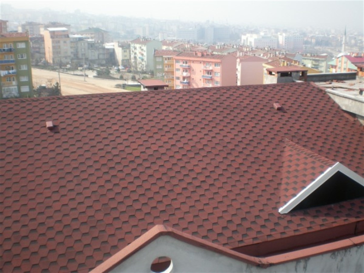 İzolasyonİzopak Membran Bitutec Kırmızı Yonca Desenli (ROL)