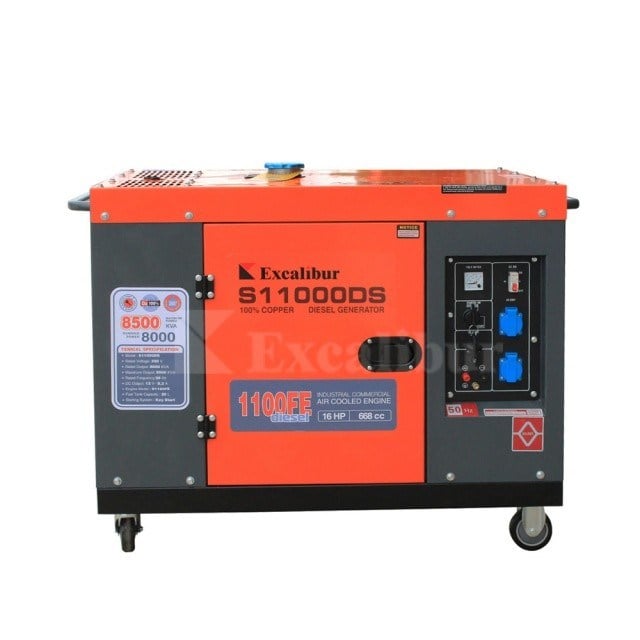Jeneratör ve AksesuarlarıJeneratör Dizel Kabinli Sessiz Marşlı Monofaz 10 KW/12.5 KWA (Akü Dahil)