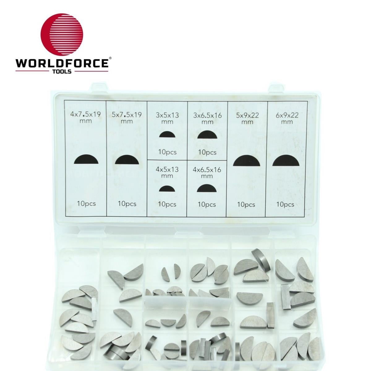 Kaporta Tamir AletleriWorld Force Woodruff Anahtar Seti 80 Parça