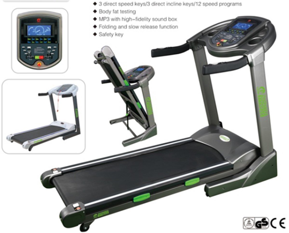 Kardio AletleriPower Koşu ve Yürüyüş Bandı Bilgisayarlı 1-18KM 0-15 Eğim 2.5HP