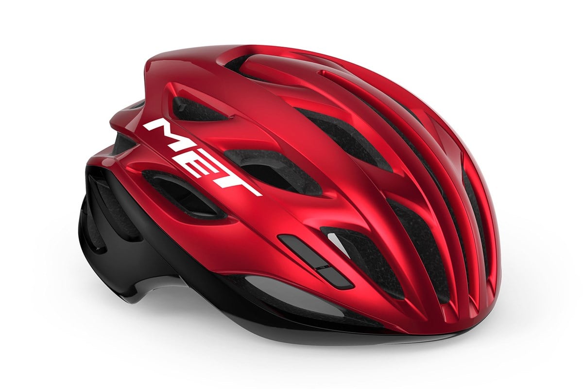 KaskMET Kask Estro Mips Kırmızı Siyah Metalik | Parlak