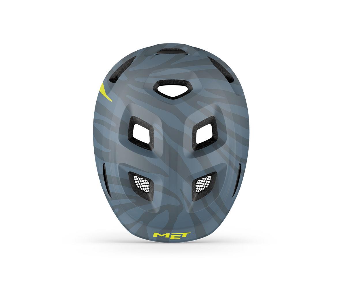 KaskMet Kask Hooray Mavi Zebra | Parlak