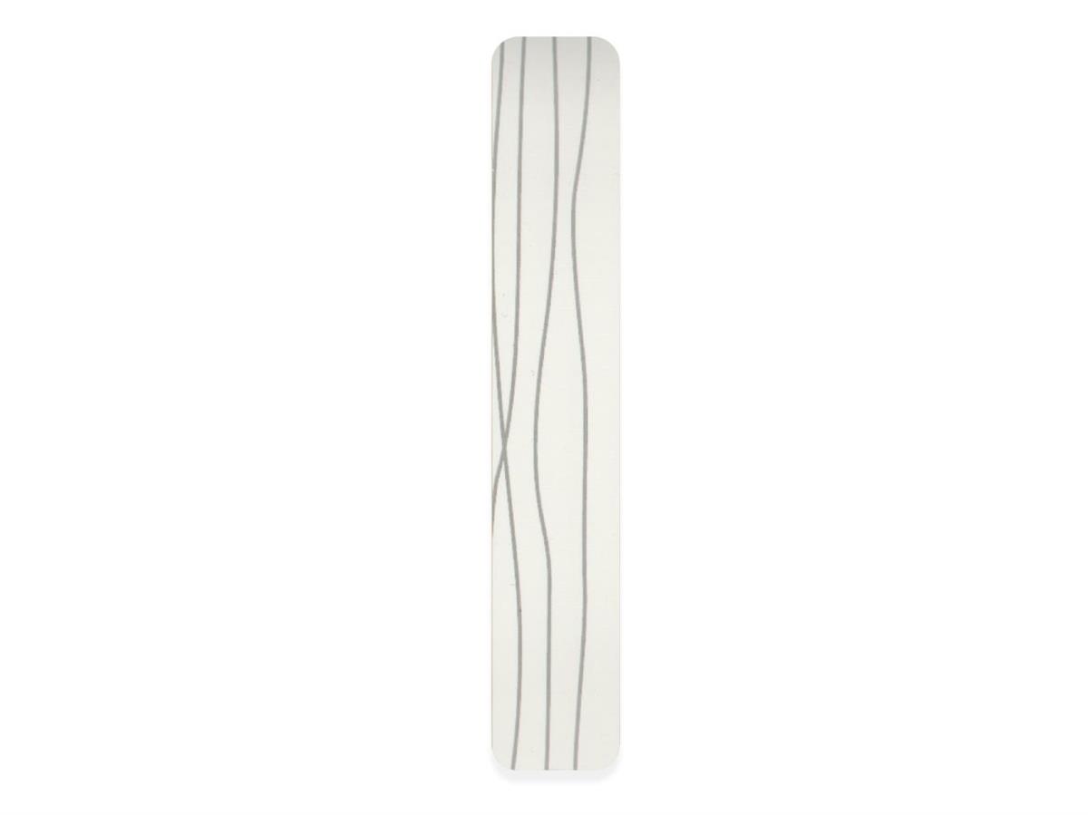 Kenar BantlarıPVC Kenar Bandı Highgloss 0.80X22MM Beyaz Gümüş Çizgili (1MT fiyatı)