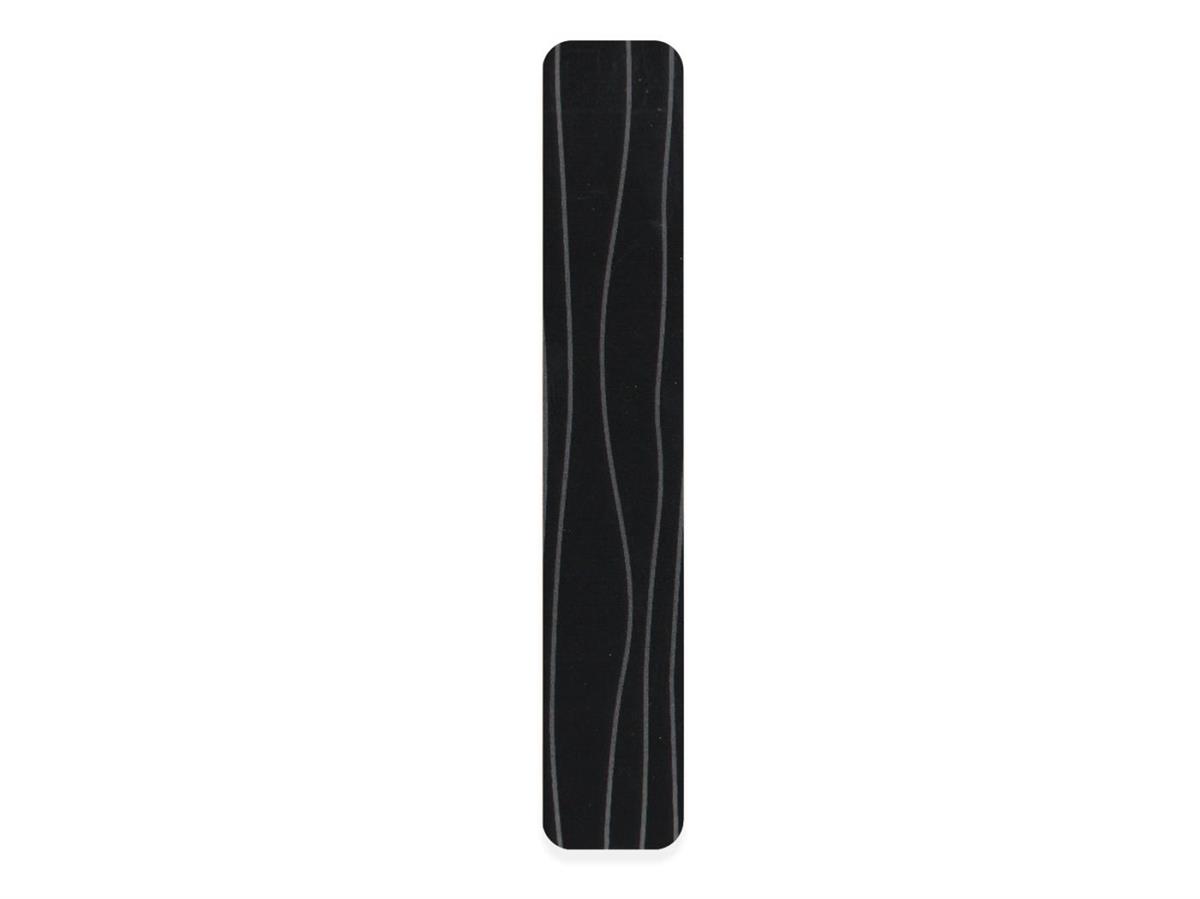 Kenar BantlarıPVC Kenar Bandı Highgloss 0.80X22MM Siyah Gümüş Çizgili (1MT fiyatı)