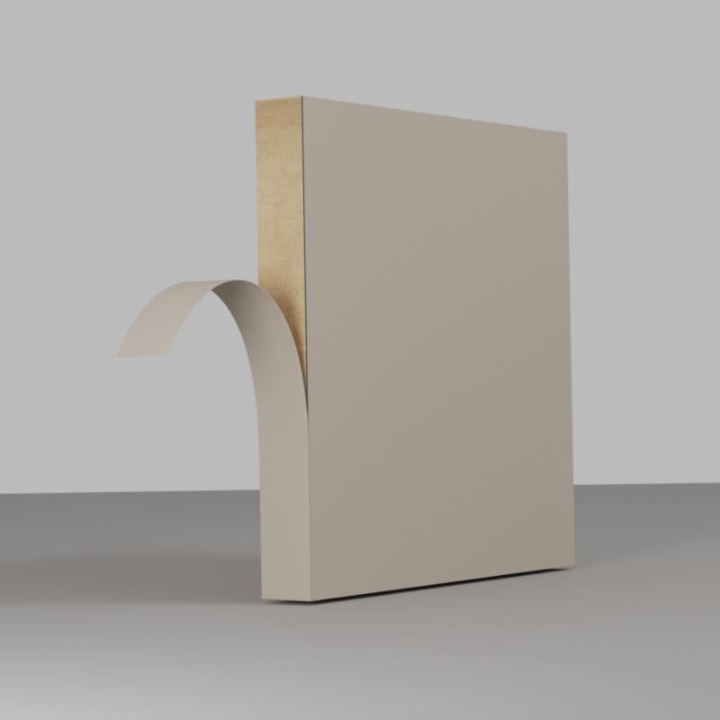 Kenar BantlarıY.Entegre Pvc Kapak Panel Bandı Mat 1MM Gri (1MT fiyatı)