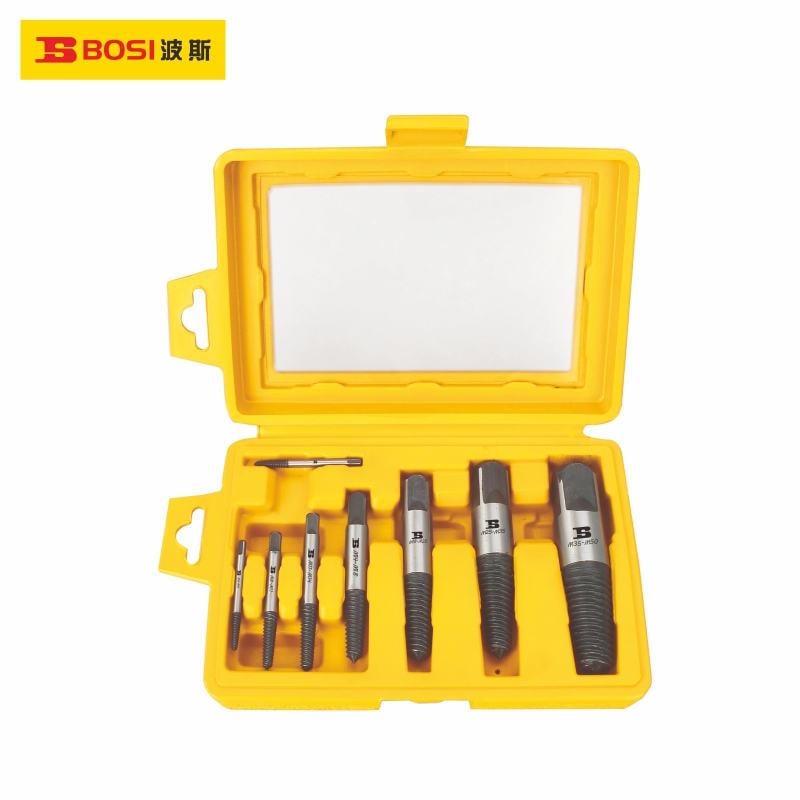 Kılavuz PaftalarBosi Kırık Vida Çıkarıcı 8 Prc/Set M3-6/M35-50