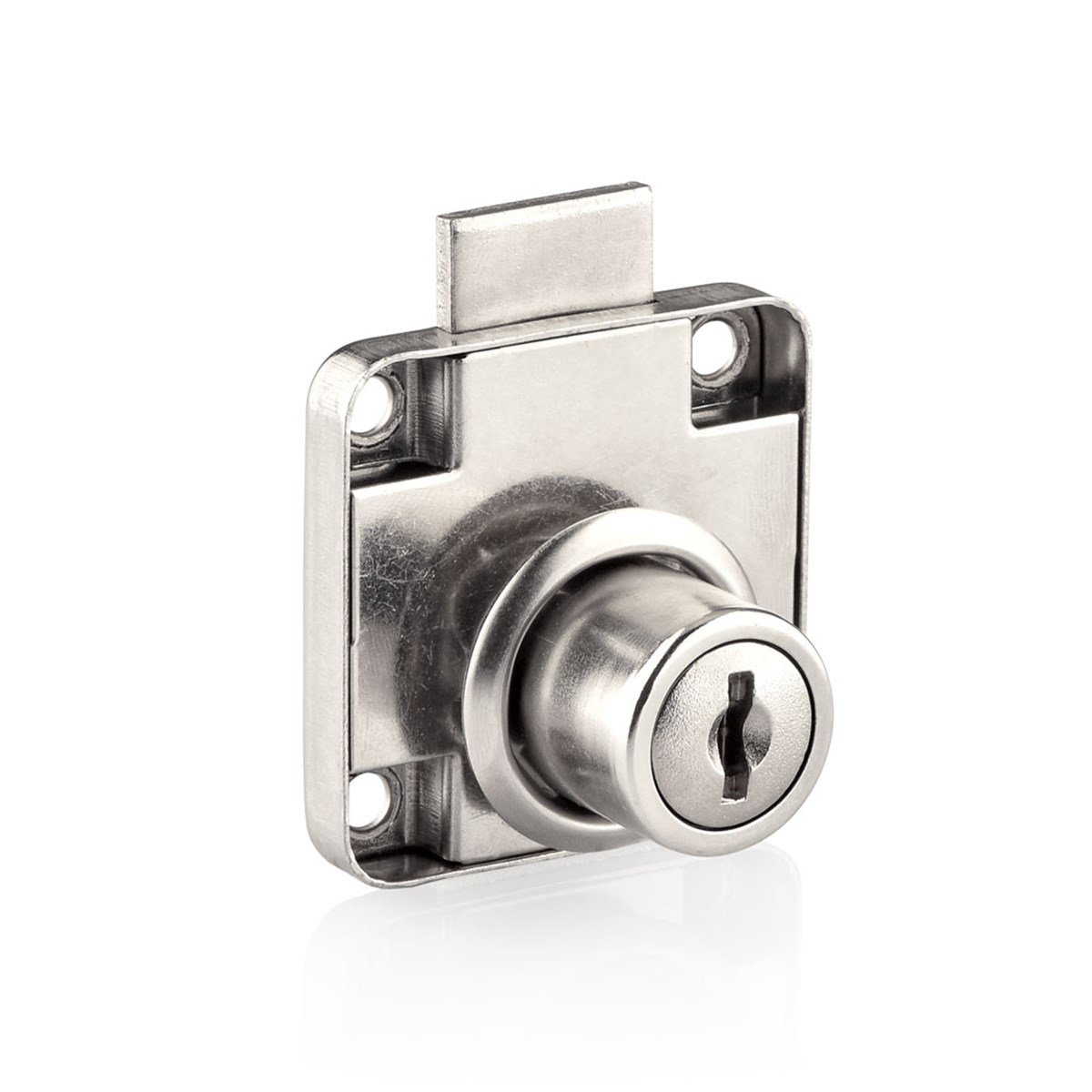 KilitlerCanex Çekmece Kilidi Kare 22MM Nikel