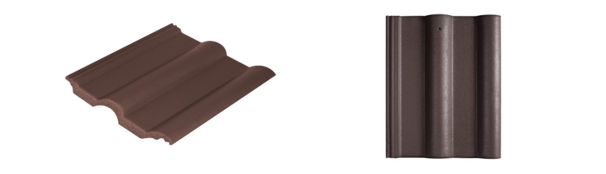 KiremitHatipoğlu Güneş Kiremit Beton Frig Koyu Kahve