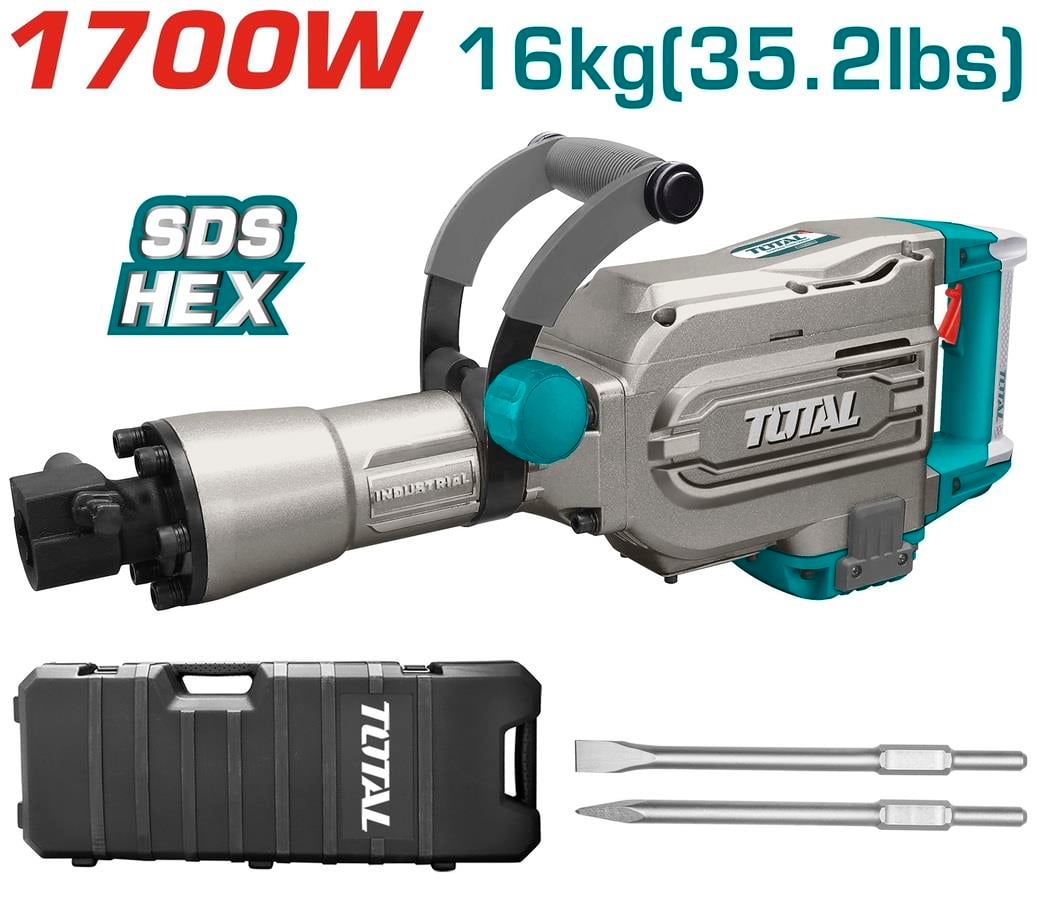 KırıcıTotal Matkap Kırıcı SDS-HEX 1700W 16KG