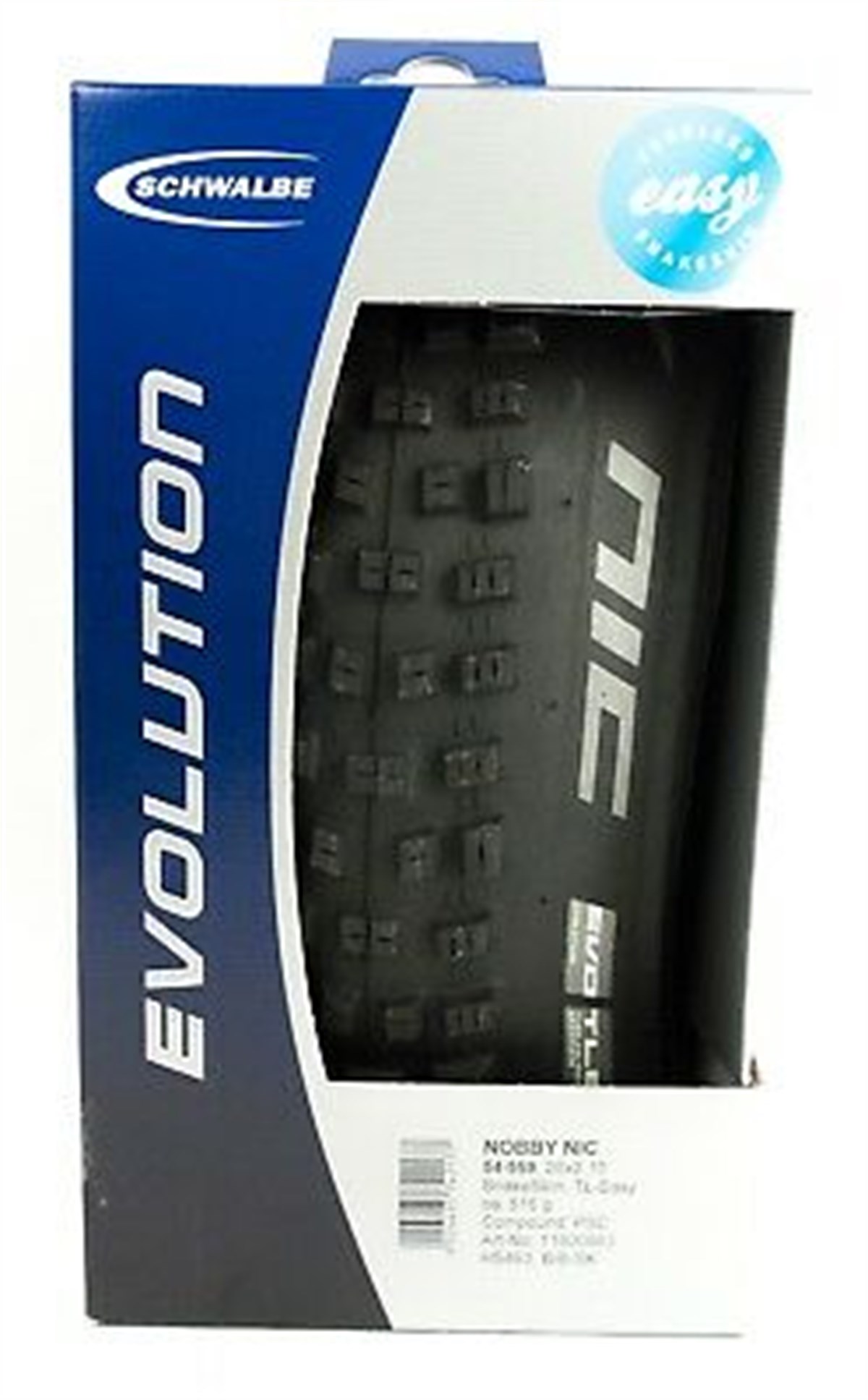 LASTIK DAG DIS TUBELESS SCHWALBE NOBBY NIC 26X2.10