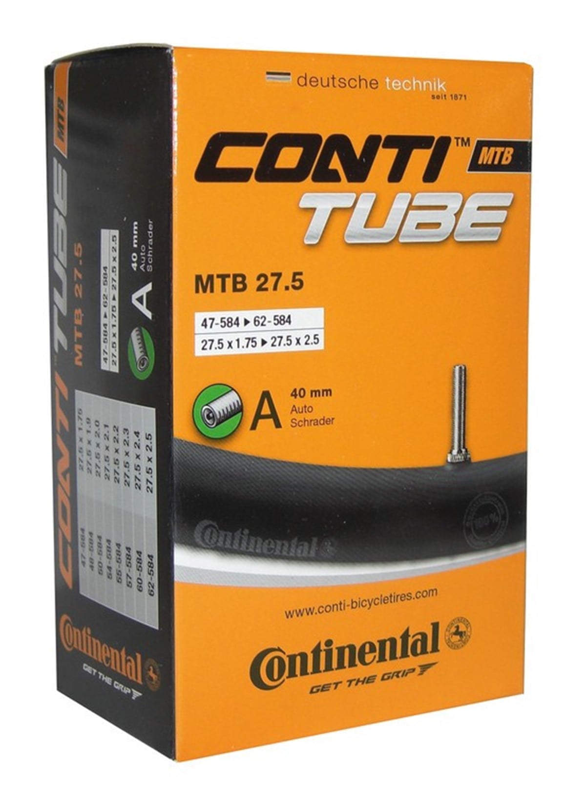LastiklerContinental Lastik Dağ İç 27.5X1.75/2.40 AV 40MM