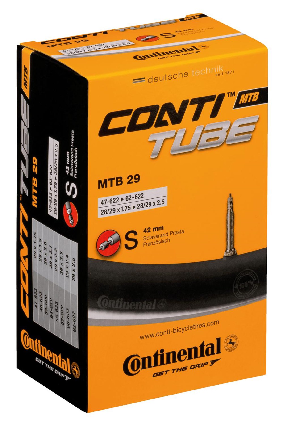 LastiklerContinental Lastik İç Dağ 29X1.75/2.50 42MM