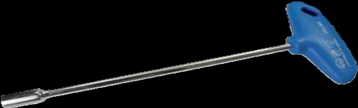 Lokma Anahtar 6 KöşeDönges-V Lokma Plastik-T-Saplı 6X230MM
