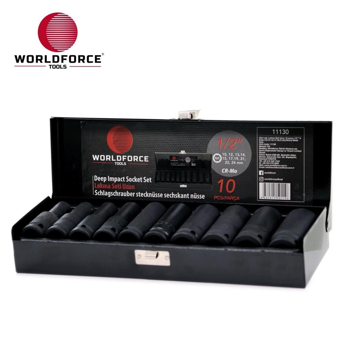 Lokma Anahtar 6 KöşeWorld Force Lokma Seti Uzun 10 Parça 1/2
