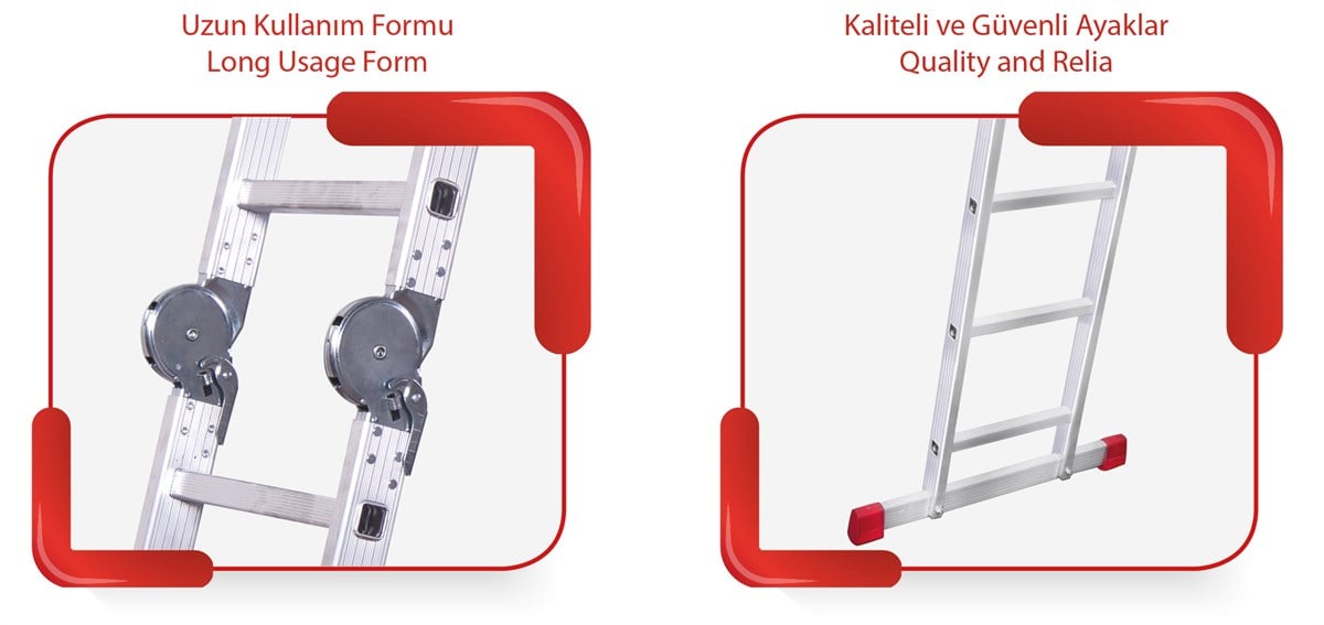 MerdivenlerAkrobat Merdiven Kırmalı Teleskobik