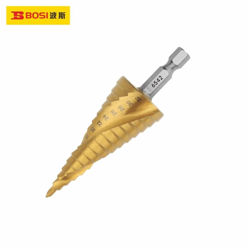 Metal DelmeBosi Panç Kademeli Saç Delme 4-32MM Altıgen Sap