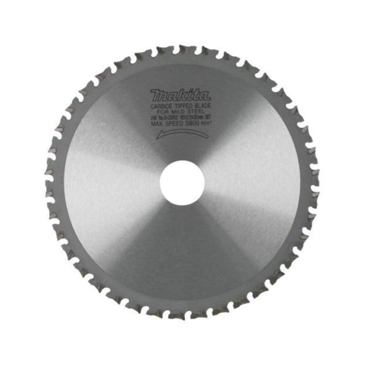 Metal Doğrama AksesuarlarıMakita Testere Daire Demir 185MM 38DiŞ 4131