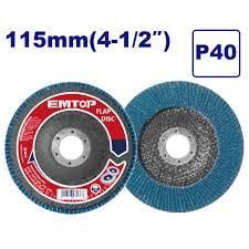 Metal Taşlama/KesmeEmtop Flap Disk Zirkonyum 115X22
