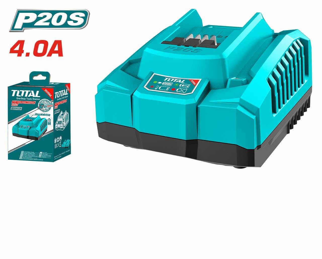 Pil ve ŞarjerlerTotal Şarjer Li-Ion 20V 2 Ah Icin