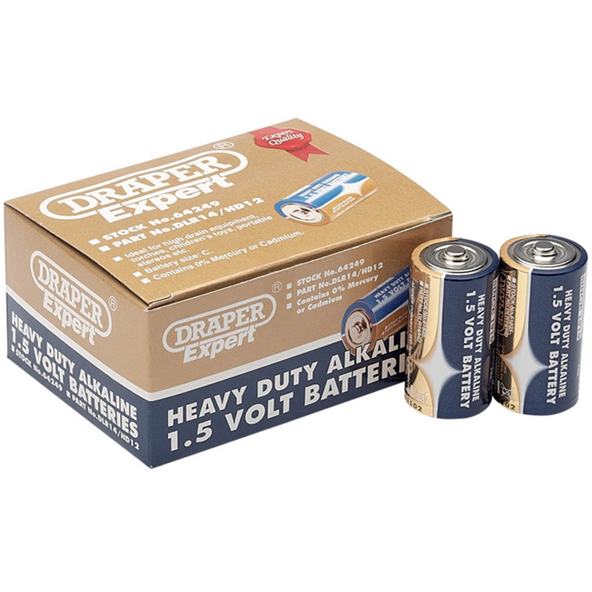 PillerDraper Pil C-Tip 1,5V (2Ad/Pk)