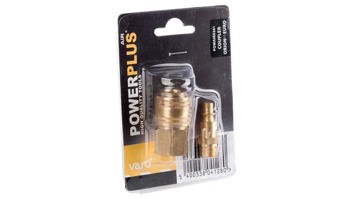 Rektuş ve UcPowerplus Rektuş Dişi Gövde + Erkek Uc  1/4 ''