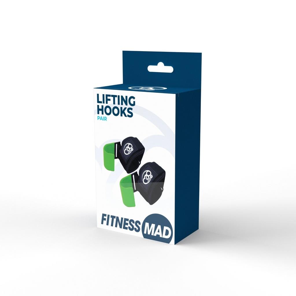 Salon MalzemeleriFitness Mad Bilek Kancası Siyah/Gri (2Ad/PK)