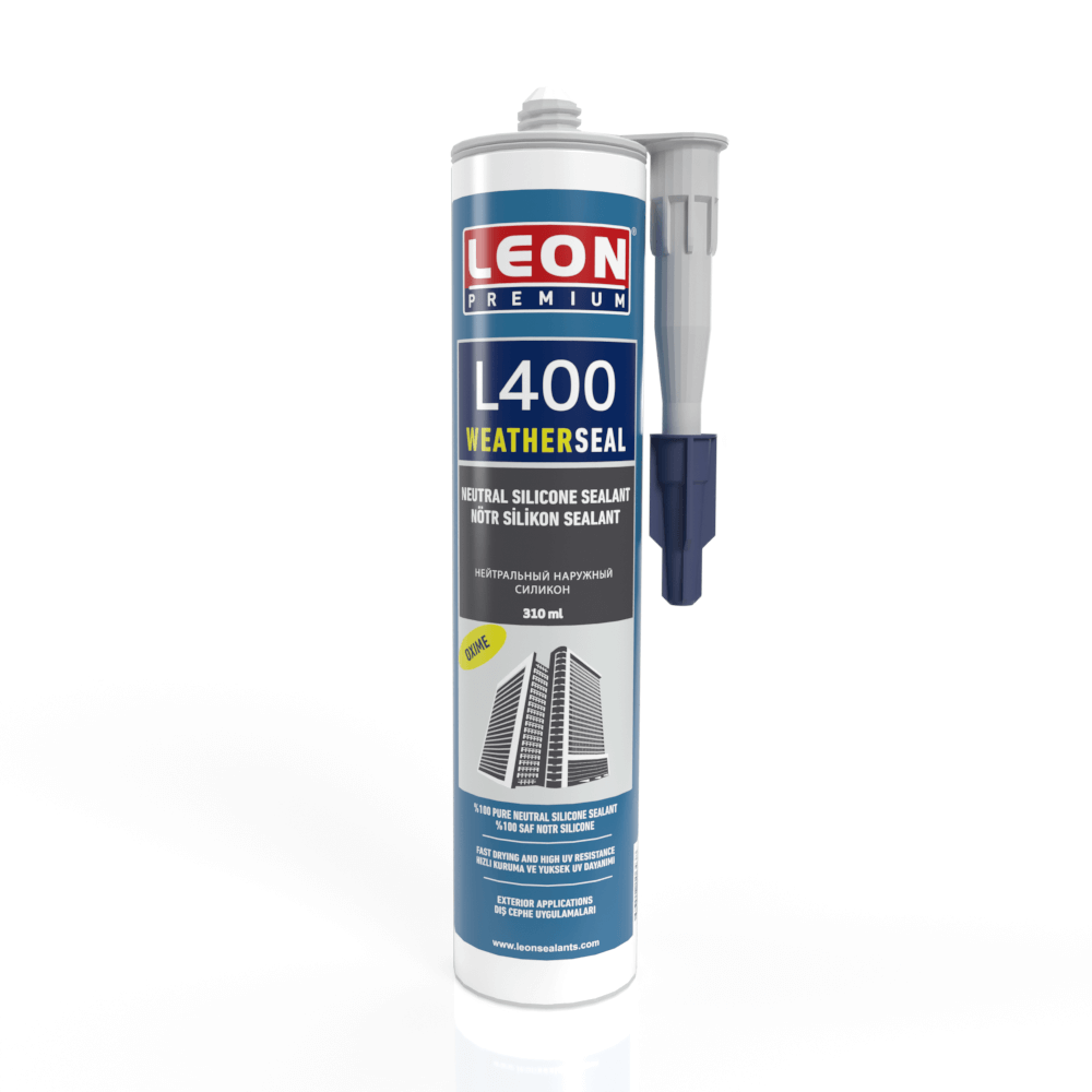 Sıvı YapıştırıcılarLeon Silikon Nötr Dış Ceohe L400 310ML