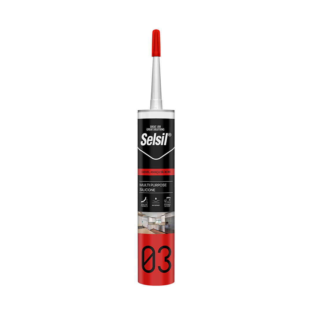 Sıvı YapıştırıcılarSel-Sil Genel Amaçlı Silikon 280 ML