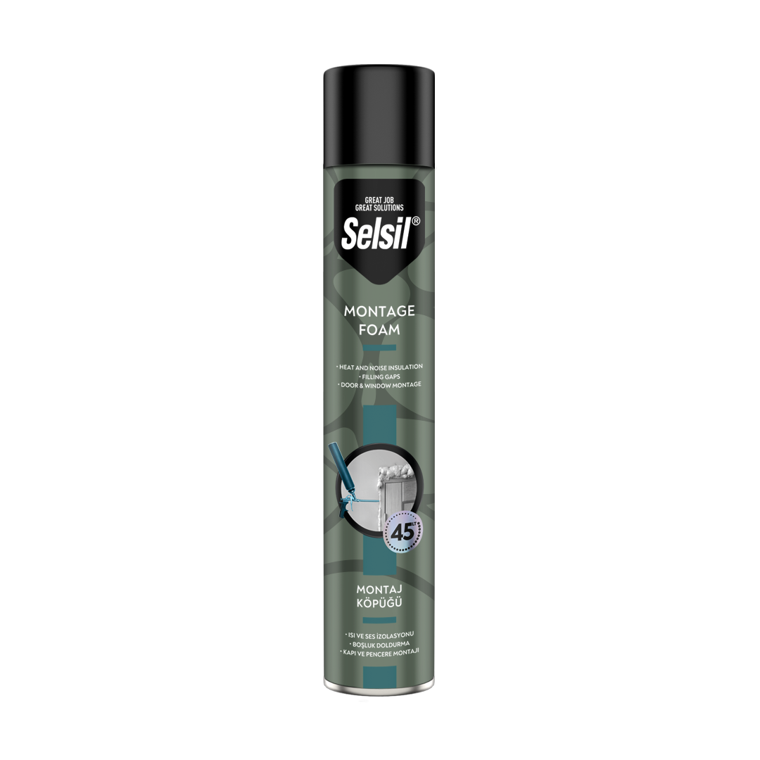 Sıvı YapıştırıcılarSel-Sil Montaj Köpüğü 750 ML