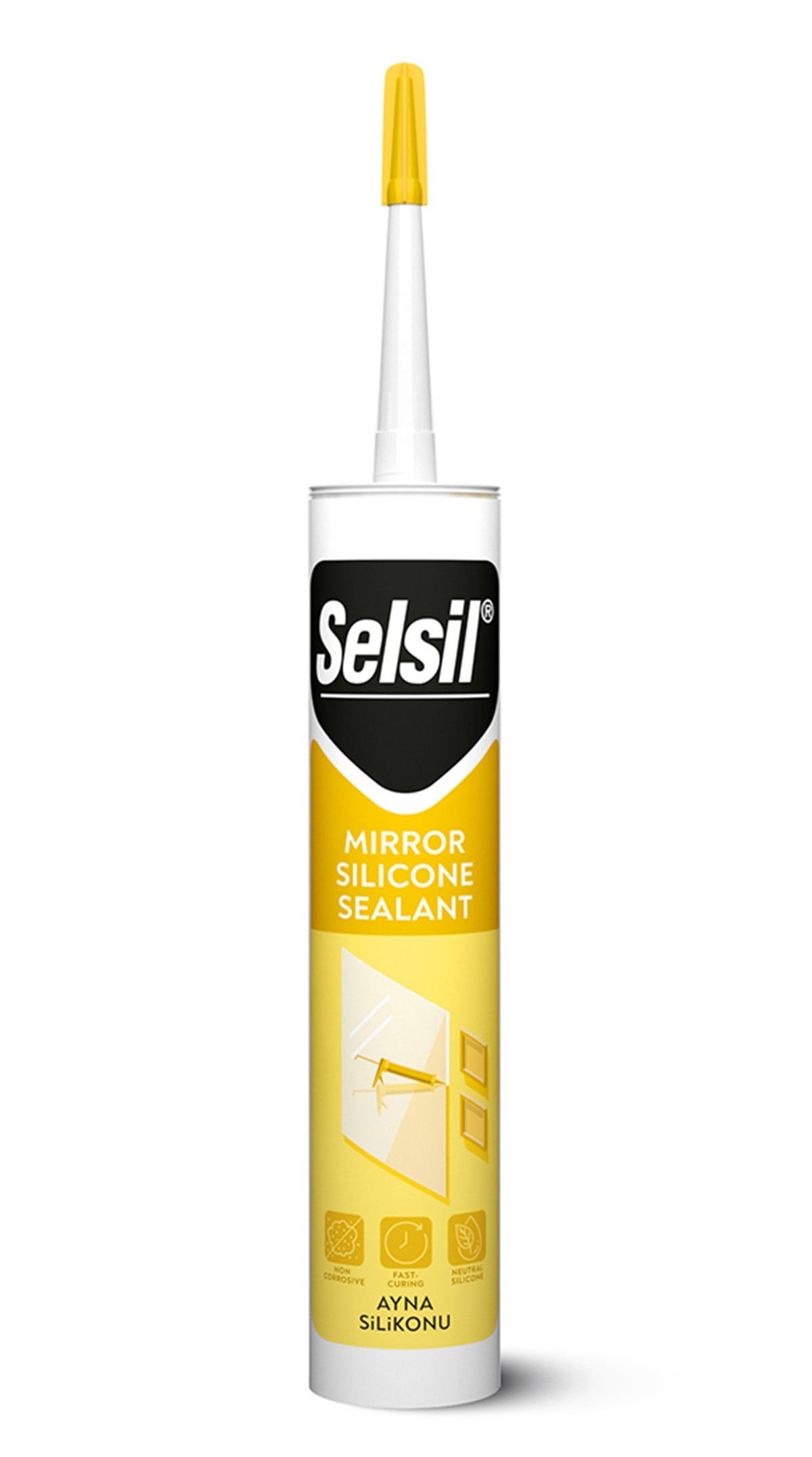 Sıvı YapıştırıcılarSel-Sil Silikon Ayna Şeffaf 310 ML