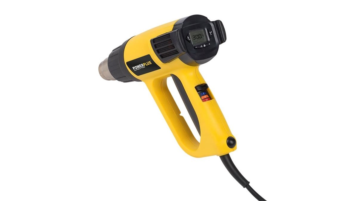 Soğuk/Sıcak Hava ÜfleyicilerPowerplus Sıcak Hava Tabancası Dijital Ekran 2000W