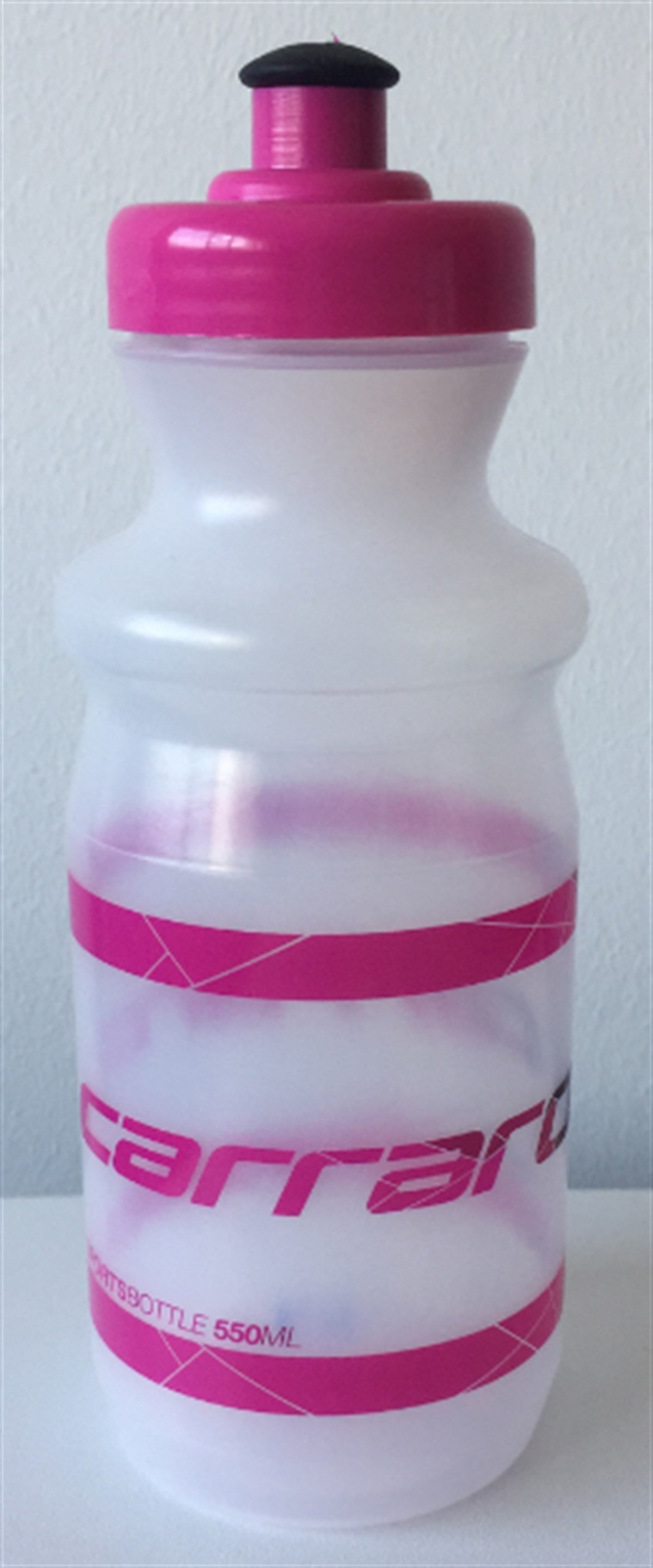 Su BidonuCarraro Bidon/Matara Şeffaf/ Fuşya V22 550ML