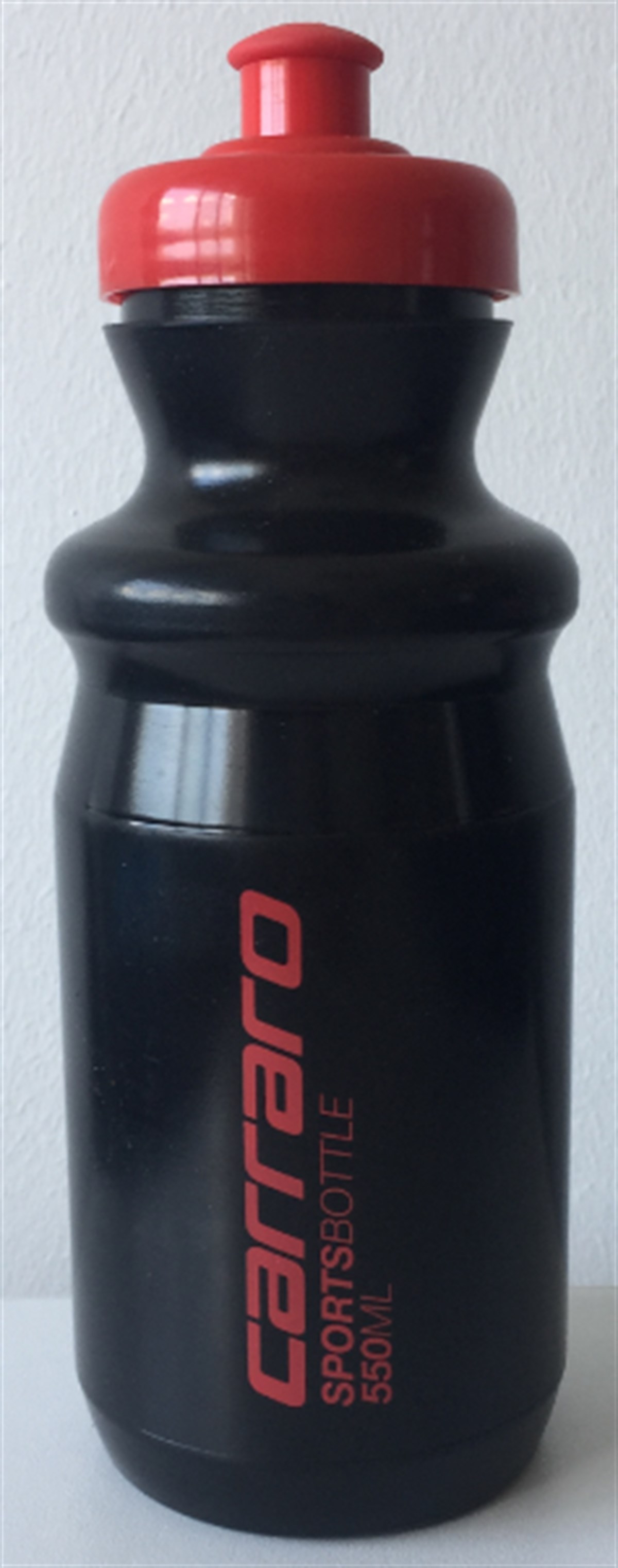 Su BidonuCarraro Bidon/Matara Şeffaf/Kırmızı V12 550ML